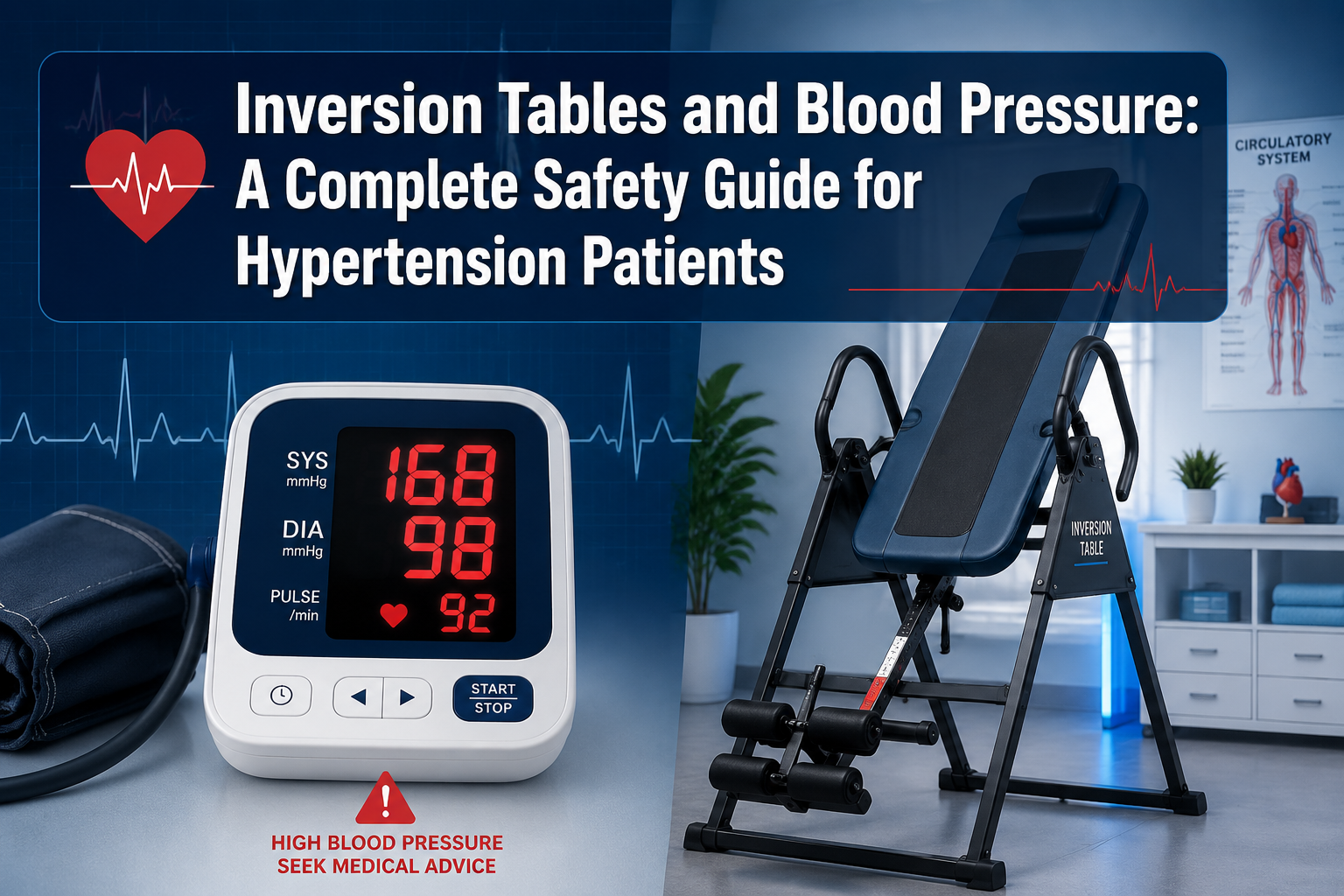 Inversion Tables and Blood Pressure: A Complete Safety Guide for Hypertension Patients