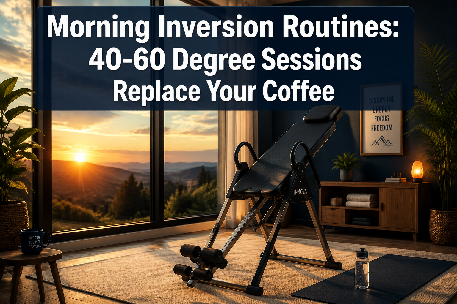 Morning Inversion Routines: How 40-60 Degree Sessions Kickstart Your Day Without Caffeine