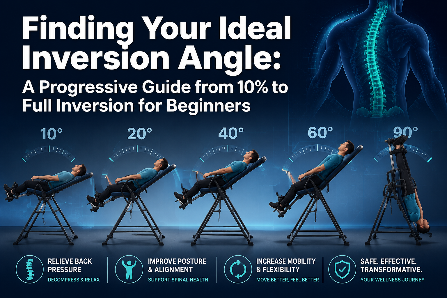 Finding Your Ideal Inversion Angle: A Progressive Guide from 10% to Full Inversion for Beginners