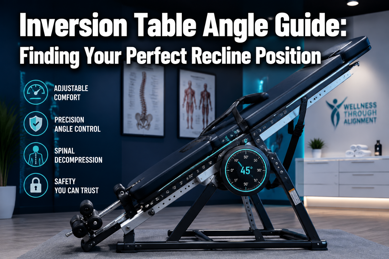 Inversion Table Angle Guide: Finding Your Perfect Recline Position for Maximum Comfort and Effectiveness