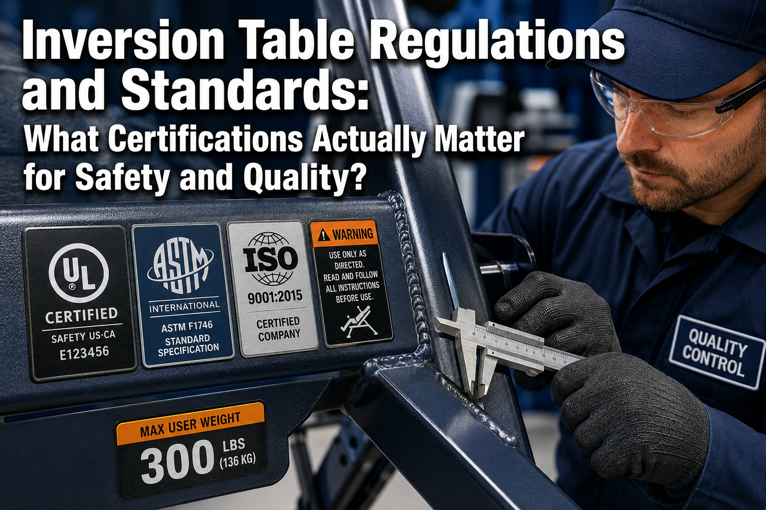 Inversion Table Regulations and Standards: What Certifications Actually Matter for Safety and Quality?