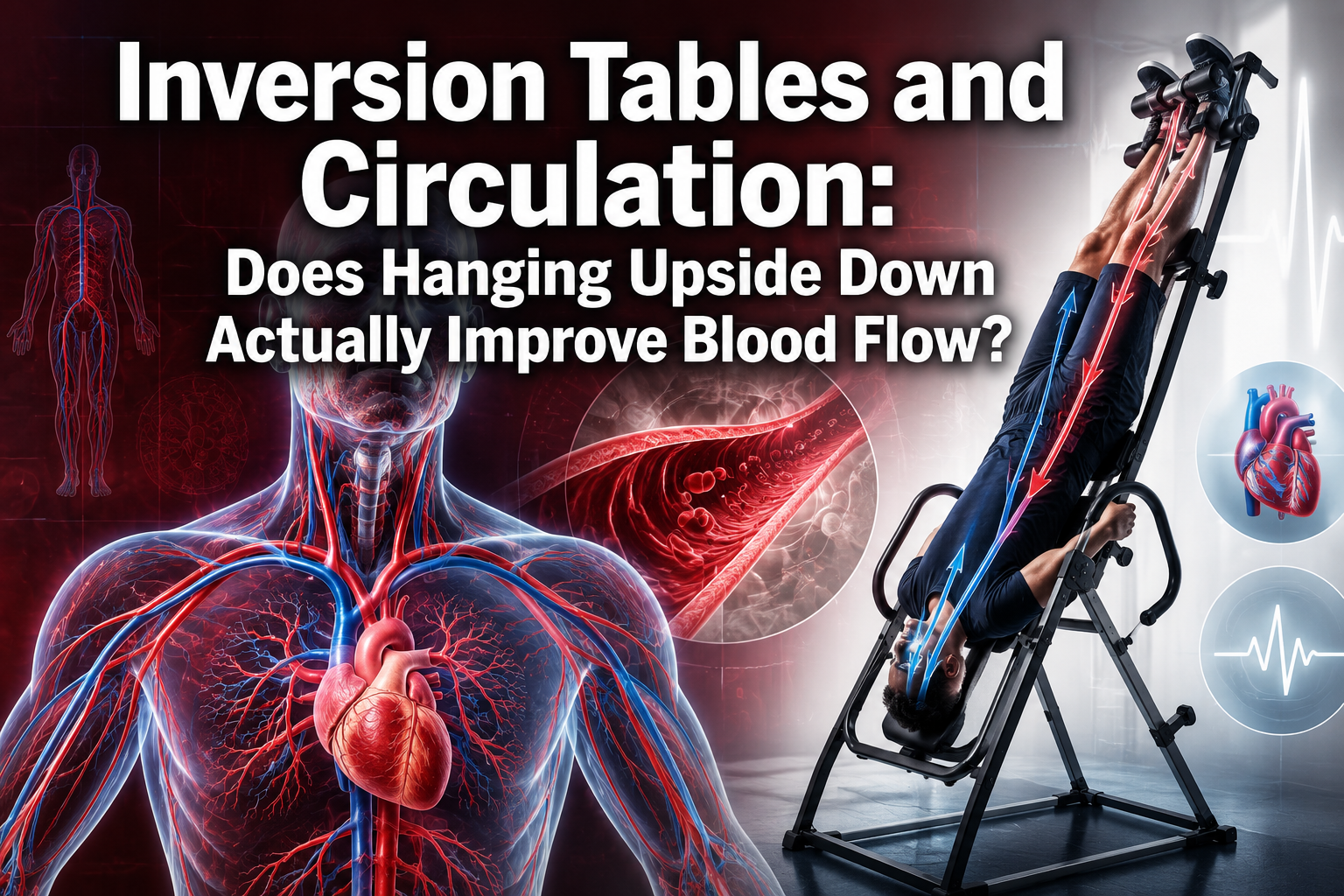 Inversion Tables and Circulation: Does Hanging Upside Down Actually Improve Blood Flow and Oxygen Delivery?