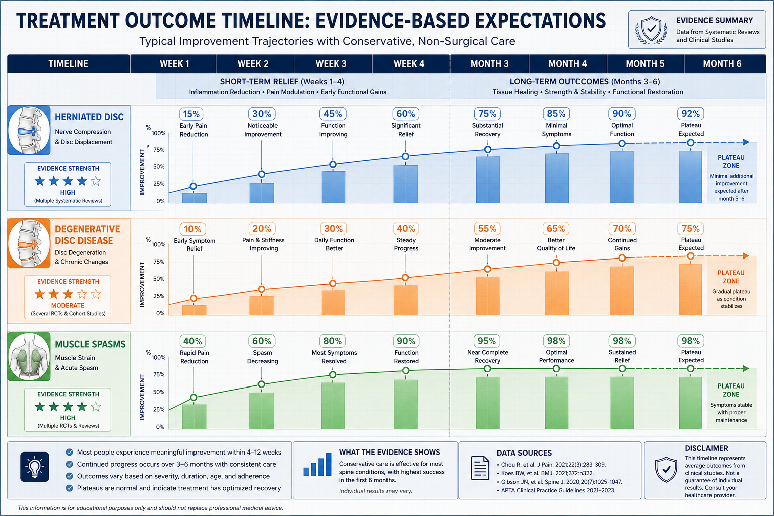 Long-Term Outcome Patterns (Months 3-6)