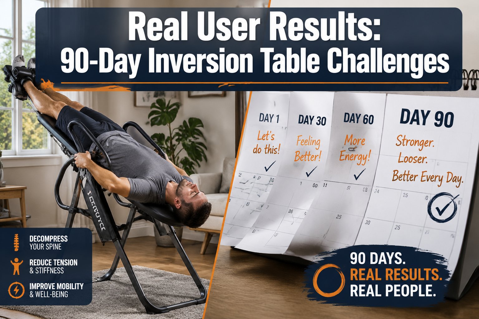 Real User Results: 90-Day Inversion Table Challenges and What People Actually Experience