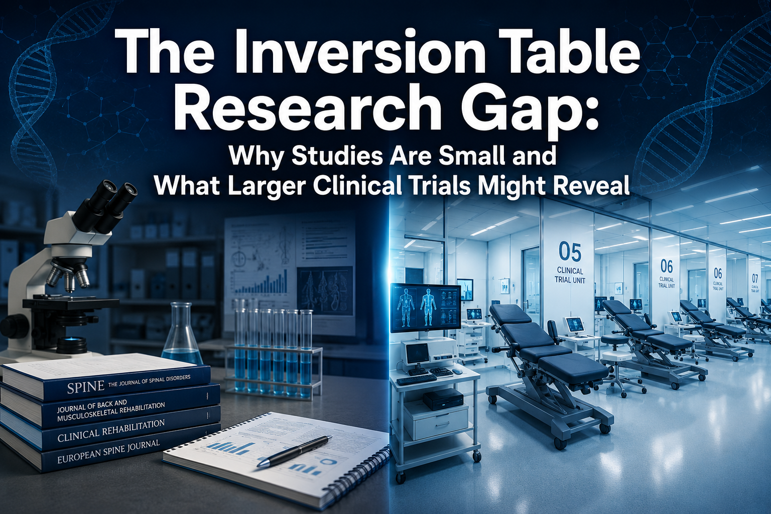 The Inversion Table Research Gap: Why Studies Are Small and What Larger Clinical Trials Might Reveal